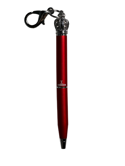Crown Red Keychain Pen